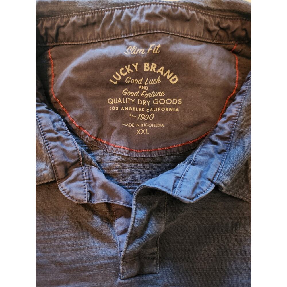 Lucky brand Vintage Slim Faded t-shirt Blue Size 2xl